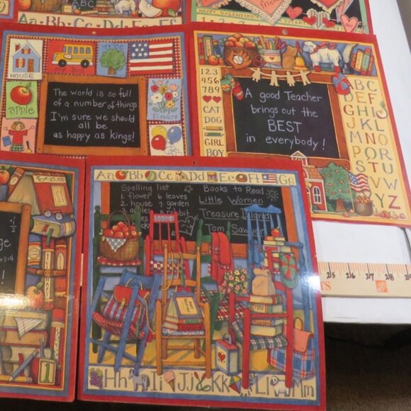 Susan Winget (11) Warm Colors Red School themed Posters (Farmhouse, Country Red) - Picture 6 of 6